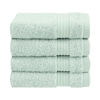 Picture of Cotton Paradise 100% Cotton Turkish Washcloths for Bathroom, 4 Piece Soft Absorbent Small Hand Face Towels Fluffy Wash Rags for Body, Mint Wash Cloths