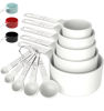 Picture of TILUCK Measuring Cups & Spoons Set, Stackable Cups and Spoons, Nesting Measure Cups with Stainless Steel Handle, Kitchen Gadgets for Cooking & Baking