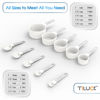 Picture of TILUCK Measuring Cups & Spoons Set, Stackable Cups and Spoons, Nesting Measure Cups with Stainless Steel Handle, Kitchen Gadgets for Cooking & Baking