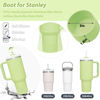 Picture of Stanley Cup Accessories Set Including 6 Pcs Silicone Spill Proof Stopper, 2 Pcs Straw Cover Cap for 9-10 mm Straws, 1 Pcs Silicone Boot for Stanley Cup Stanley 40oz & 30oz Tumbler (Citron)