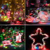 Picture of 4-Pack Multicolor Christmas Fairy Lights Battery Operated with Timer, Waterproof 16FT 50 LED String Lights Outdoor Indoor, Twinkle Lights for Bedroom Wedding Party Christmas Decoration (Multicolor)