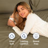 Picture of Extra Deep Queen Fitted Sheet - Hotel Luxury Single Fitted Sheet Only - Sheet Easily Fits 18 inch to 24 inch Mattress - Soft, Wrinkle Free, Breathable and Comfy Extra Deep Pockets Khaki Fitted Sheet