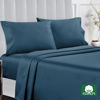 Picture of California Design Den Soft 100% Cotton Sheets, Full Size Sheet Sets, 400 Thread Count Sateen Bedding, Deep Pocket Sheets, Cooling Sheets, Full Size Sheets, Breathable Bed Set (Peacock Blue)