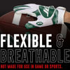 Picture of Franklin Sports New York Jets Youth NFL Football Receiver Gloves - Official NFL Team Logos - Kids Football Gear + Accessories - Youth XS/S Pair