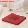 Picture of Kitinjoy 100% Cotton Kitchen Dish Cloths, 8 Pack Waffle Weave Ultra Soft Absorbent Dish Towels for Drying Dishes Quick Drying Kitchen Towels Dish Rags, 12 X 12 Inches, Brick Red