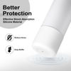 Picture of Alwenid 2PCS Silicone Water Bottle Boot for Owala 40 Oz, Anti-Slip Protective Sleeve Bottom Bumper Protector for FreeSip, Twist, and Flip Stainless Steel Water Bottles (Clear)