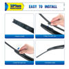 Picture of 15" Rear Wiper Blade Replacement for Ford Edge 2021 2020 2019 2018 2017 2016 2015 /BMW X5 2013-2007 /Volvo XC60 2011-2010 XC90 2012-2007 BACK Windshield Wiper (A380H)