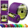 Picture of TECEUM Paracord Type III 550 Purple - 1000 ft - 4mm - Tactical Rope MIL-SPEC - Outdoor para Cord -Camping Hiking Fishing Gear and Equipment - EDC Parachute Cord - Strong Survival Rope 026