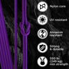 Picture of TECEUM Paracord Type III 550 Purple - 1000 ft - 4mm - Tactical Rope MIL-SPEC - Outdoor para Cord -Camping Hiking Fishing Gear and Equipment - EDC Parachute Cord - Strong Survival Rope 026