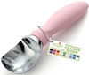 Picture of Spring Chef Ice Cream Scoop with Soft Grip Handle, Professional Heavy Duty Sturdy Scooper, Premium Kitchen Tool for Cookie Dough, Gelato, Sorbet, Pink Lemonade