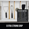Picture of Gorilla Grip powerGRIP Drawer Shelf and Cabinet Liner, Thick Strong Hold, Non-Adhesive Liners Protect Kitchen Cabinets and Cupboard, Bathroom Drawers, Easy Install, Breathable Mat, 12" x10' Snow White