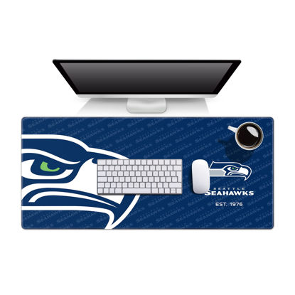 Picture of YouTheFan NFL Seattle Seahawks Logo Series Desk Pad