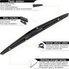 Picture of AUTOBOO 26"+20" Windshield Wipers with 14" Rear Wiper Blade Sets Replacement for Acura MDX 2014-2020 -Original Factory Quality (Pack of 3)