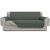 Picture of Easy-Going Reversible Oversized Couch Cover for 3 Cushion Couch Sofa Cover for Dogs Water Resistant Furniture Protector Cover with Foam Sticks for Pet (Oversized Sofa, Greyish Green/Beige)