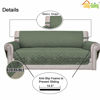 Picture of Easy-Going Reversible Oversized Couch Cover for 3 Cushion Couch Sofa Cover for Dogs Water Resistant Furniture Protector Cover with Foam Sticks for Pet (Oversized Sofa, Greyish Green/Beige)