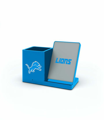 Picture of SOAR NFL Wireless Charger and Desktop Organizer, Detroit Lions