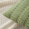 Picture of MIULEE Pack of 2 Corduroy Decorative Throw Pillow Covers 12x12 Inch Soft Boho Striped Pillow Covers Spring Modern Farmhouse Home Decor for Sofa Living Room Couch Bed Sage Green