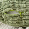 Picture of MIULEE Pack of 2 Corduroy Decorative Throw Pillow Covers 12x12 Inch Soft Boho Striped Pillow Covers Spring Modern Farmhouse Home Decor for Sofa Living Room Couch Bed Sage Green