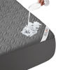 Picture of BEDLORE Waterproof Mattress Protector, Twin Size Mattress Pad with Deep Pocket 6"-15" Depth, Soft Breathable Dirt-Proof Single Bed Mattress Cover for Bedroom, Dorm Room (Gray)