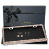 Picture of Bling License Plate Frame for Women, 1PCS Sparkly License Plate Frames| Over 1200 pcs 14 Facets Bedazzled Clear Glass Diamond Rhinestone Crystals w/Free Glitter Diamond Box (Champagne)