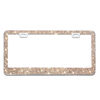 Picture of Bling License Plate Frame for Women, 1PCS Sparkly License Plate Frames| Over 1200 pcs 14 Facets Bedazzled Clear Glass Diamond Rhinestone Crystals w/Free Glitter Diamond Box (Champagne)