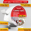 Picture of Carpet Binding Tape Double Sided - 2 In / 120 Ft (40 Yards) Tape Grippers for Hardwood Floors and Area Rugs - Strong Adhesive and Removable, Heavy Duty Stickers, Residue Free