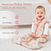 Picture of Yoofoss Baby Sleep Sack 12-18 Months Wearable Blanket for Babies 100% Cotton 2-Way Zipper TOG 0.5 Toddler Sleeping Sack 3 Pack, Comfy Lightweight Sleep Sacks