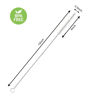 Picture of Straw Cleaner Brush for Stanley, 6Pcs Reusable Extra Long Straw Cleaner for 40/30/20 oz Stanley Mug, 10mm Wide Drinking Straw Cleaning Brush for Sippy Cup, Water Bottle and Tubes