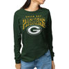 Picture of Junk Food Clothing x NFL - Green Bay Packers - Bold Logo - Unisex Adult Long Sleeve T-Shirt for Men and Women - Size Medium