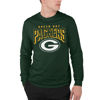 Picture of Junk Food Clothing x NFL - Green Bay Packers - Bold Logo - Unisex Adult Long Sleeve T-Shirt for Men and Women - Size X-Large