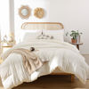 Picture of ROSGONIA Ivory Twin/Twin XL Comforter Set for College Girls Boys, 1 Comforter & 1 Pillowcase, All Season Kids Comforter Sets Lightweight Dorm Bedding
