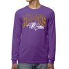 Picture of Junk Food Clothing x NFL - Baltimore Ravens - Bold Logo - Unisex Adult Long Sleeve T-Shirt for Men and Women - Size Small