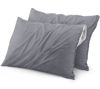 Picture of Utopia Bedding Waterproof Pillow Protectors Zippered (2 Pack, Grey) Queen Size, Zippered Pillowcases, Bed Bug Proof Pillow Encasement Covers 20 x 28 Inches