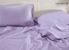 Picture of LANE LINEN 100% Organic Cotton Twin XL Sheets Set 3-Piece Pure Percale Soft Bedding Breathable Fits Mattress Upto 15" Deep - Orchid Petal
