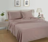 Picture of LANE LINEN 100% Organic Cotton Twin Sheets Set 3-Piece Pure Percale Long Staple Soft Bedding Breathable Fits Mattress Upto 15" Deep - Lilac
