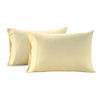 Picture of LANE LINEN 100% Organic Cotton Pillow Cases - King Size, Ultra Soft and Crisp, Cool Percale Pillow Covers, Sleeping Pillow Covers, Set of 2 - Vanilla