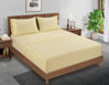 Picture of LANE LINEN 100% Organic Cotton Twin XL Sheets Set 3-Piece Pure Percale Bedsheets Bedding Breathable Fits Mattress Upto 15" Deep - Vanilla