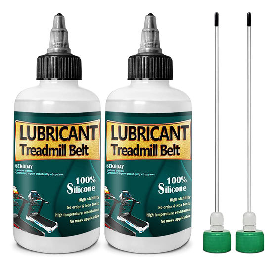 Picture of SEKODAY Silicone Treadnmill Belt Lubricants/Lubes,8.4 Ounce, High Temperature Resistant and Stable Lubricant,with Hard Application Tubes and Precision Screw Caps for Easy Use