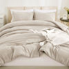 Picture of Litanika Comforters Tannish Grey California King Size, 3 Pieces Lightweight Solid Bedding Set & Collections, All Season Fluffy Bed Set (104x96In Comforter & 2 Pillowcases)