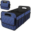 Picture of Deosk Car Trunk Organzier and Storage with 6 Big Pocket,Car Accessories for Women/Men 70L Waterproof Polyester Trunk Organzier for Car/SUV/Minivan/Truck(Large, Navy Blue)