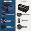 Picture of Deosk Car Trunk Organzier and Storage with 6 Big Pocket,Car Accessories for Women/Men 70L Waterproof Polyester Trunk Organzier for Car/SUV/Minivan/Truck(Large, Navy Blue)