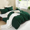 Picture of Litanika Dark Emerald Green Comforter California King Size, 3 Pieces Cal King Lightweight Solid Bedding Comforter Set, All Season Fluffy Bed Set (104x96In Comforter & 2 Pillowcases)
