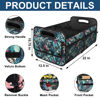 Picture of Deosk Car Trunk Organzier for suv,Car Organziers and Storage with 6 Big Pocket,Car Accessories Women/Men 50L Waterproof Polyester Car/SUV/Minivan/Truck(Medium, Leaves)