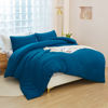Picture of Litanika Teal Comforter California King Size, 3 Pieces Cal King Turquoise Lightweight Solid Bedding Comforter Set, All Season Fluffy Bed Set (104x96In Comforter & 2 Pillowcases)