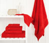 Picture of Cotton Paradise 6 Piece Towel Set, 100% Cotton Soft Absorbent Turkish Towels for Bathroom, 2 Bath Towels 2 Hand Towels 2 Washcloths, Red Towel Set
