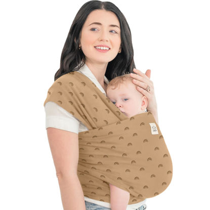 Picture of KeaBabies Baby Wraps Carrier - All in 1 Original Baby Sling Carrier, Easy to Wear, Hands Free Baby Carrier Newborn to Toddler, Breathable, Lightweight Infant Baby Carrier Wrap (Rainbow)