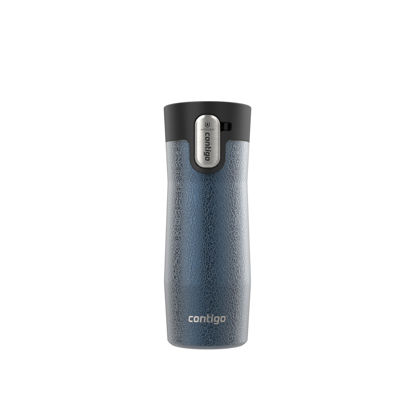 Picture of Contigo® AUTOSEAL® West Loop Vacuum-Insulated Stainless Steel Travel Mug with Easy-Clean Lid, 16 oz, Crystal Blueberry