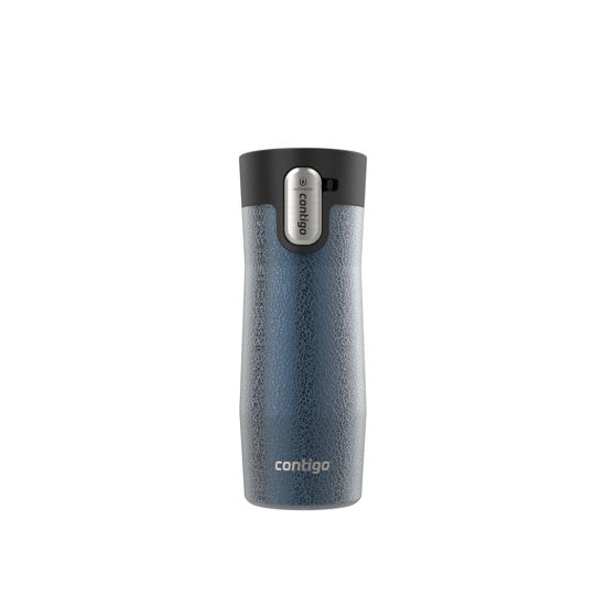 Picture of Contigo® AUTOSEAL® West Loop Vacuum-Insulated Stainless Steel Travel Mug with Easy-Clean Lid, 16 oz, Crystal Blueberry