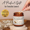 Picture of French Bulldog Gifts for Women, Frenchie Gifts - 'Life is Better with a French Bulldog' Candle, w/Vanilla, Coconut & Citrus, infuse w/Essential Oils I French Bulldog Decor Lovers I 50Hr Burn, USA Made