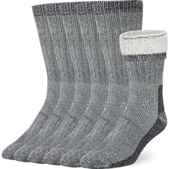Picture of COZIA Merino Wool Socks for Men and Women Thermal Socks for Winter Warm Thick Cozy Socks LXL
